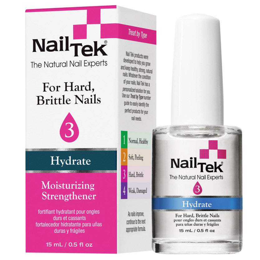 Nail Tek 3 Strengthener Protection Plus For Hard Brittle Nails 0.5 oz