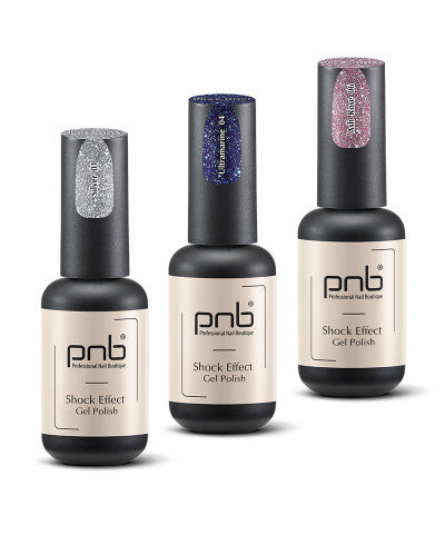 PNB Professional Nail Boutique Reflective Gel Nail Polish Color 0.28 oz Shock Effect