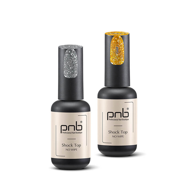 PNB Professional Nail Boutique UV/LED Shock Top Coat No Wipe 0.28 oz