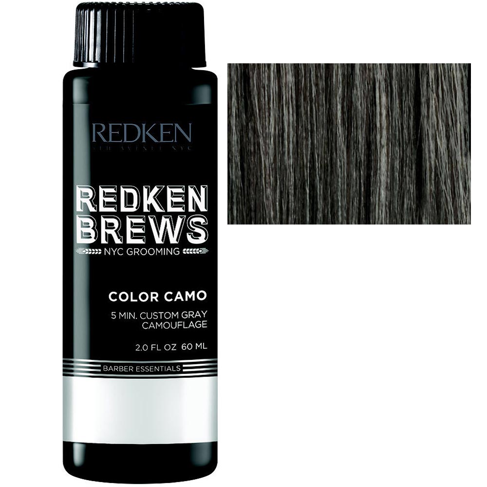 Redken Brews Color Camo 5 Minute Custom Gray Camouflage 2 oz Dark Ash