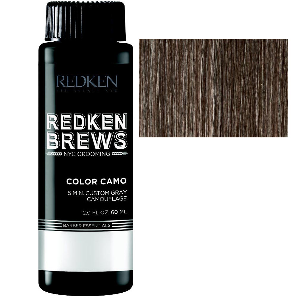 Redken Brews Color Camo 5 Minute Custom Gray Camouflage 2 oz Medium Natural