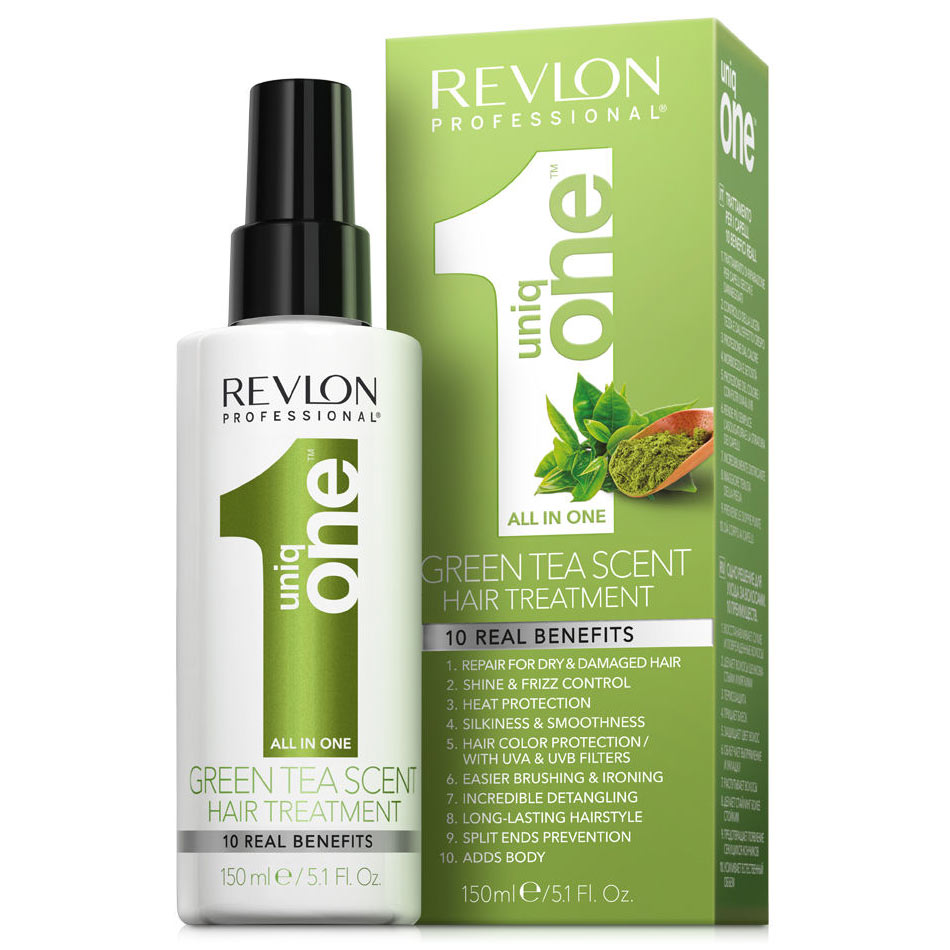 Absolut beliebt Revlon Professional Uniq Beauty Supply All o Green in 5.1 One – One Brighton Hair Treatment Tea