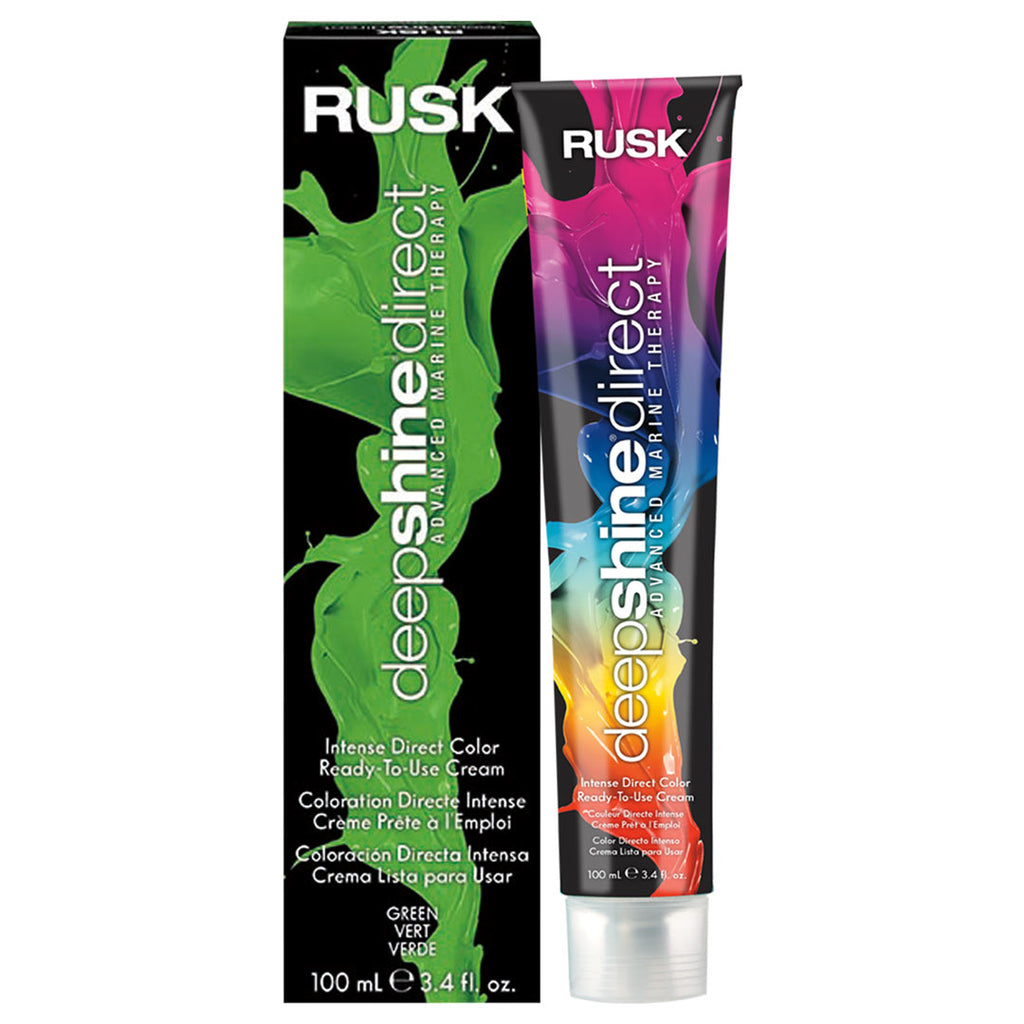 Rusk Deepshine Direct Hair Cream Color 3.4 oz Green