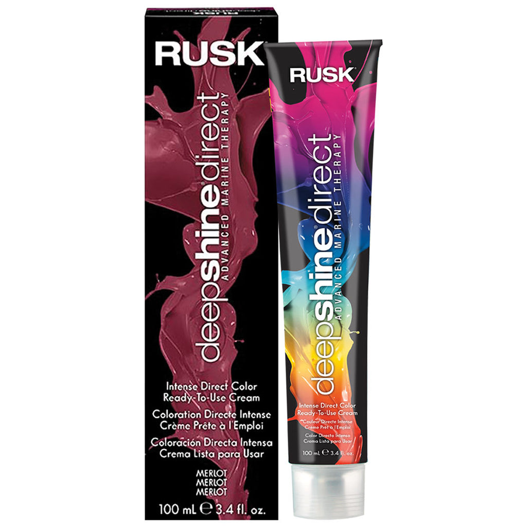 Rusk Deepshine Direct Hair Cream Color 3.4 oz Merlot