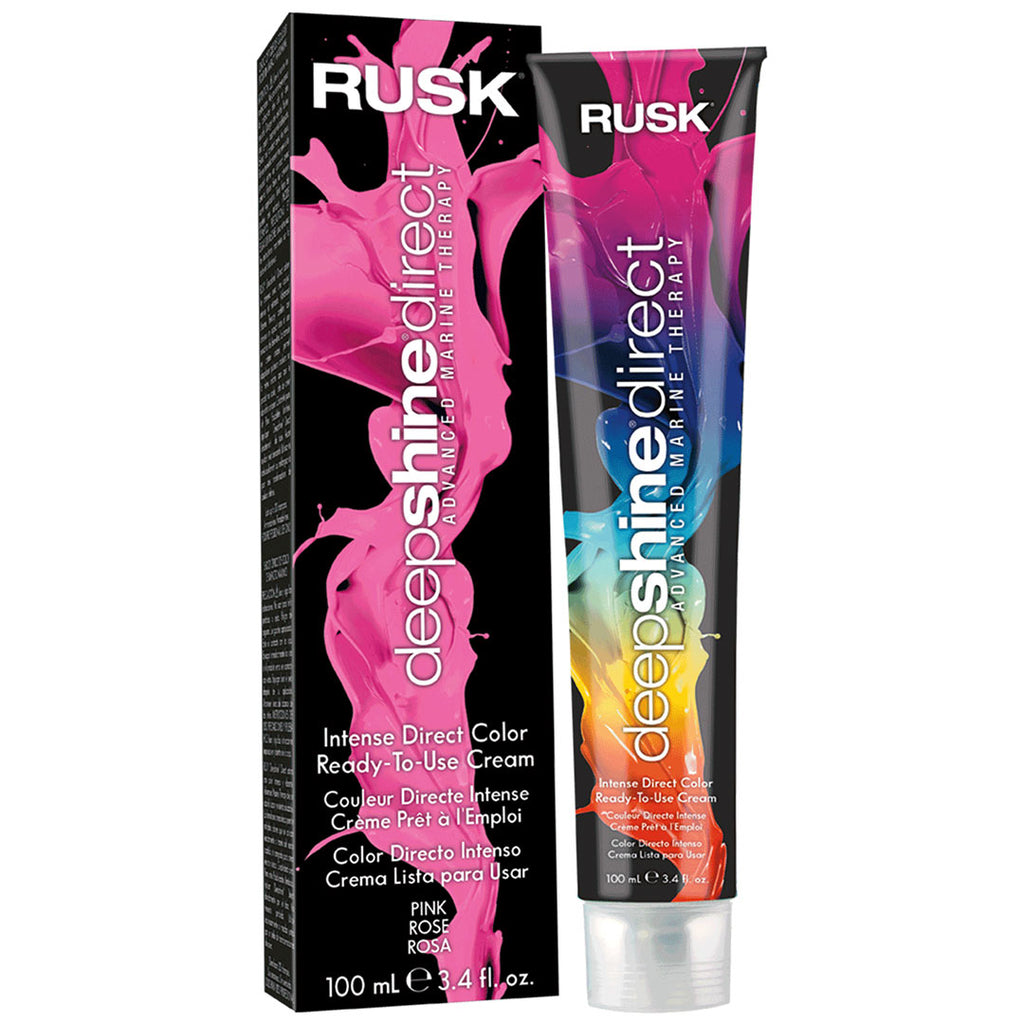 Rusk Deepshine Direct Hair Cream Color 3.4 oz Pink