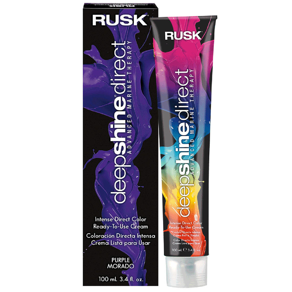 Rusk Deepshine Direct Hair Cream Color 3.4 oz Purple
