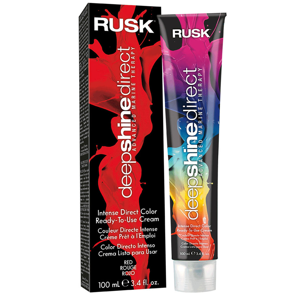 Rusk Deepshine Direct Hair Cream Color 3.4 oz, Red