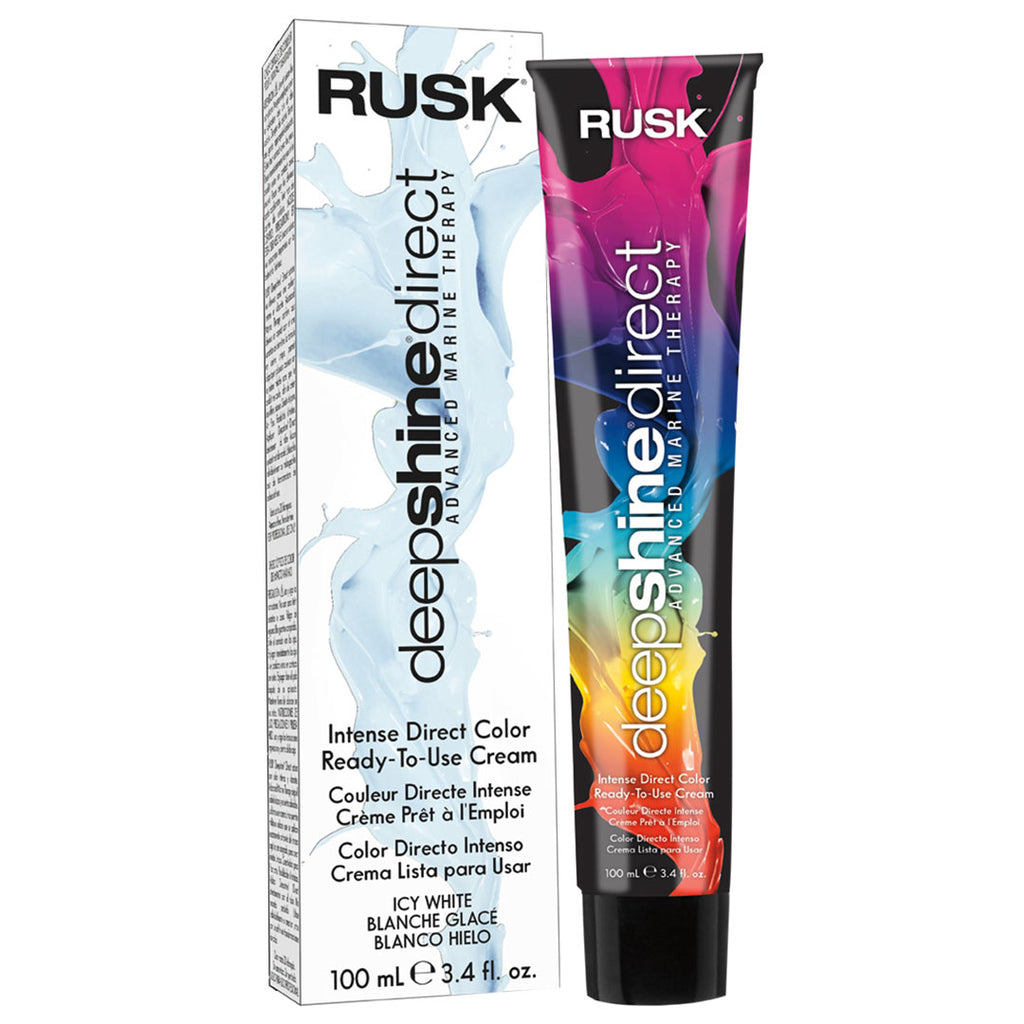 Rusk Deepshine Direct Hair Cream Color 3.4 oz White