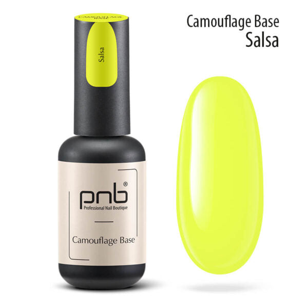 PNB Professional Nail Boutique Gel Nail Polish UV/LED Camouflage Base Neon Color 0.28 oz