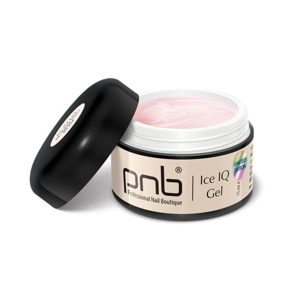 PNB Professional Nail Boutique UV/LED Ice IQ Gel 0.5 oz 15ml sparkling rose