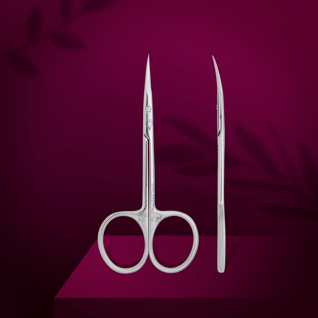Staleks Pro Exclusive 22 Type 1 Professional cuticle scissors Elongated Handles Magnolia SX-22/1