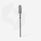Staleks Pro Expert Carbide Nail Drill Bit Rounded Cylinder Blue Head Diameter 5 mm Working Part 13 mm FT30B050/13