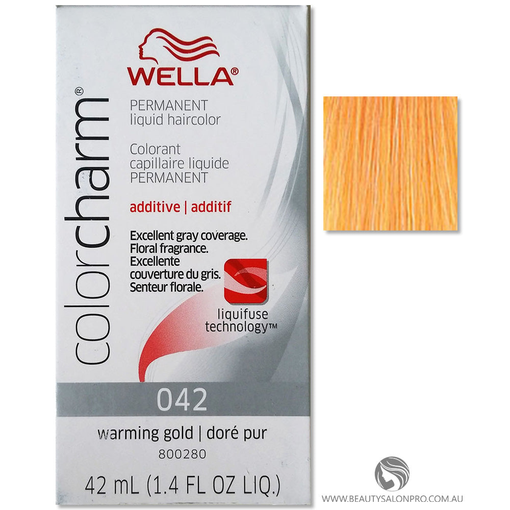 Wella Color Charm Permanent Liquid Color 1.4 oz, 4G/257 Dark Golden Brown