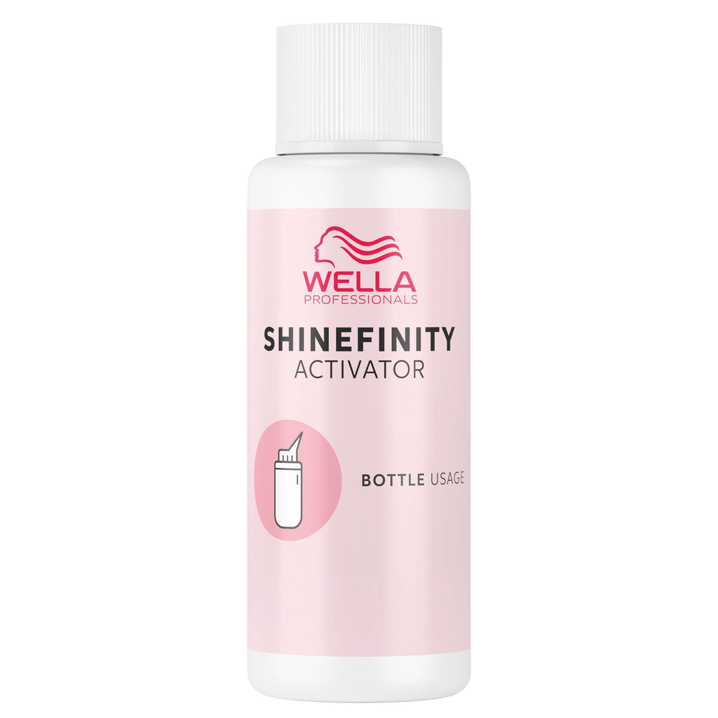 Wella Shinefinity Color Glaze Activator 2% Bottle Usage 2 oz