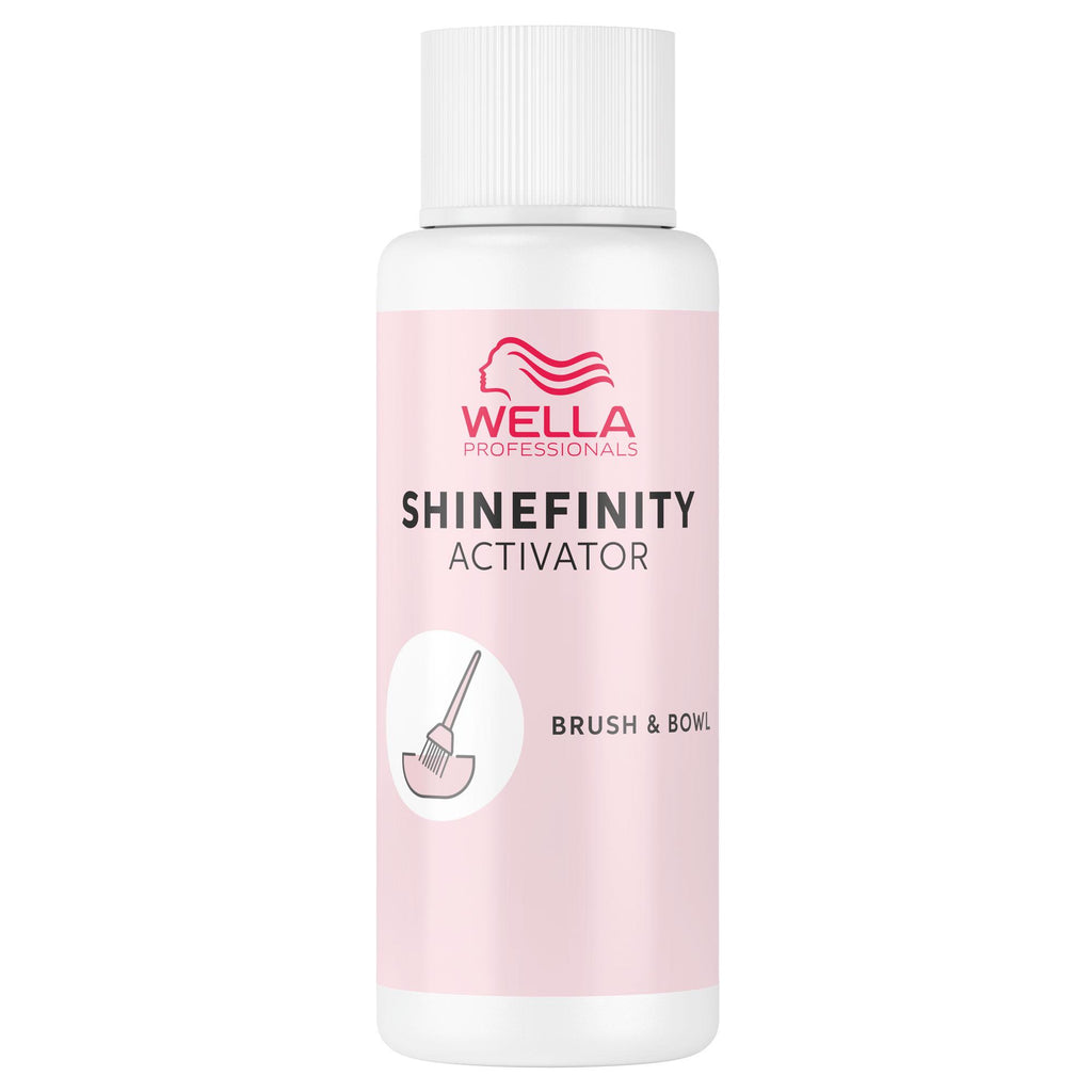 Wella Shinefinity Color Glaze Activator 2% Brush & Bowl Usage