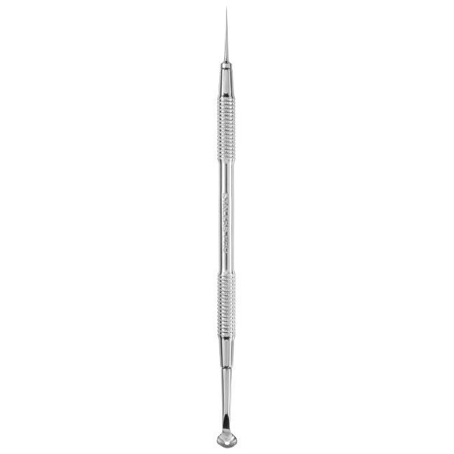 Staleks Pro Expert 20 Type 4 Blackhead Remover Tool Double-Ended Spoon Uno And Vidal Needle Straight ZE-20/4