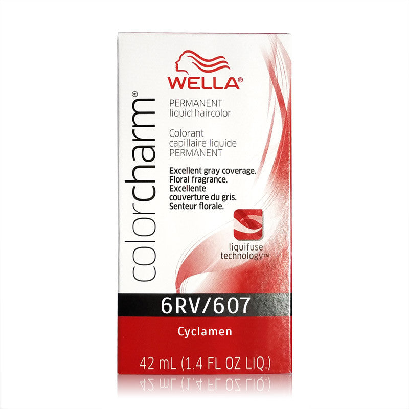 Wella Color Charm Permanent Liquid Color 1.4 oz 5RV - 507 Burgundy