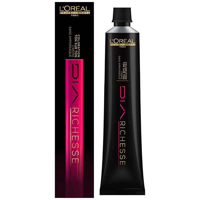 6/6N L'oreal Pro DIA Richesse Demi-Permanent Tone-on-Tone Creme Hair Color  Dye (Ammonia-Free)