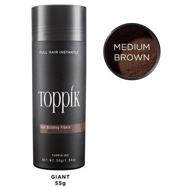 Toppik Hair Building Fibers 55g Medium Brown
