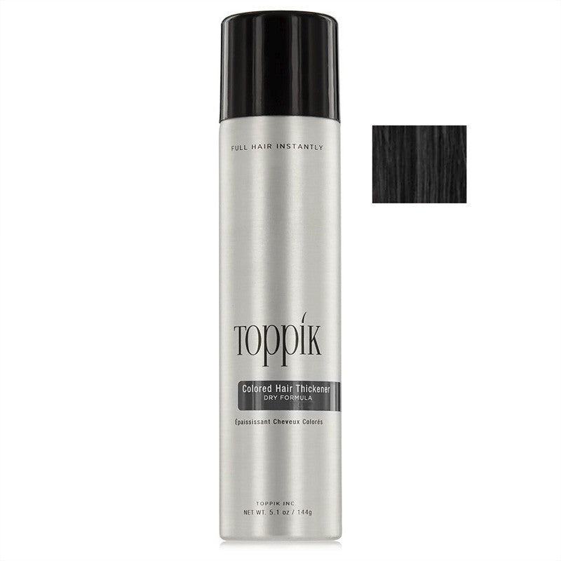 Toppik Colored Hair Thickener Spray 5.1 oz Black